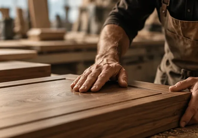 Dettaglio di lavorazione del legno